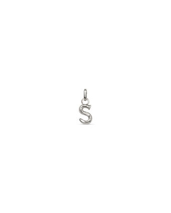 Petit Charm lettre S en argent